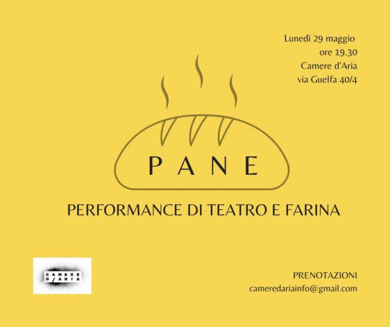 Scopri di più sull'articolo Performance di Teatro e Farina
