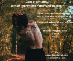 Zone di Contatto – Contact Improvisation study and practice